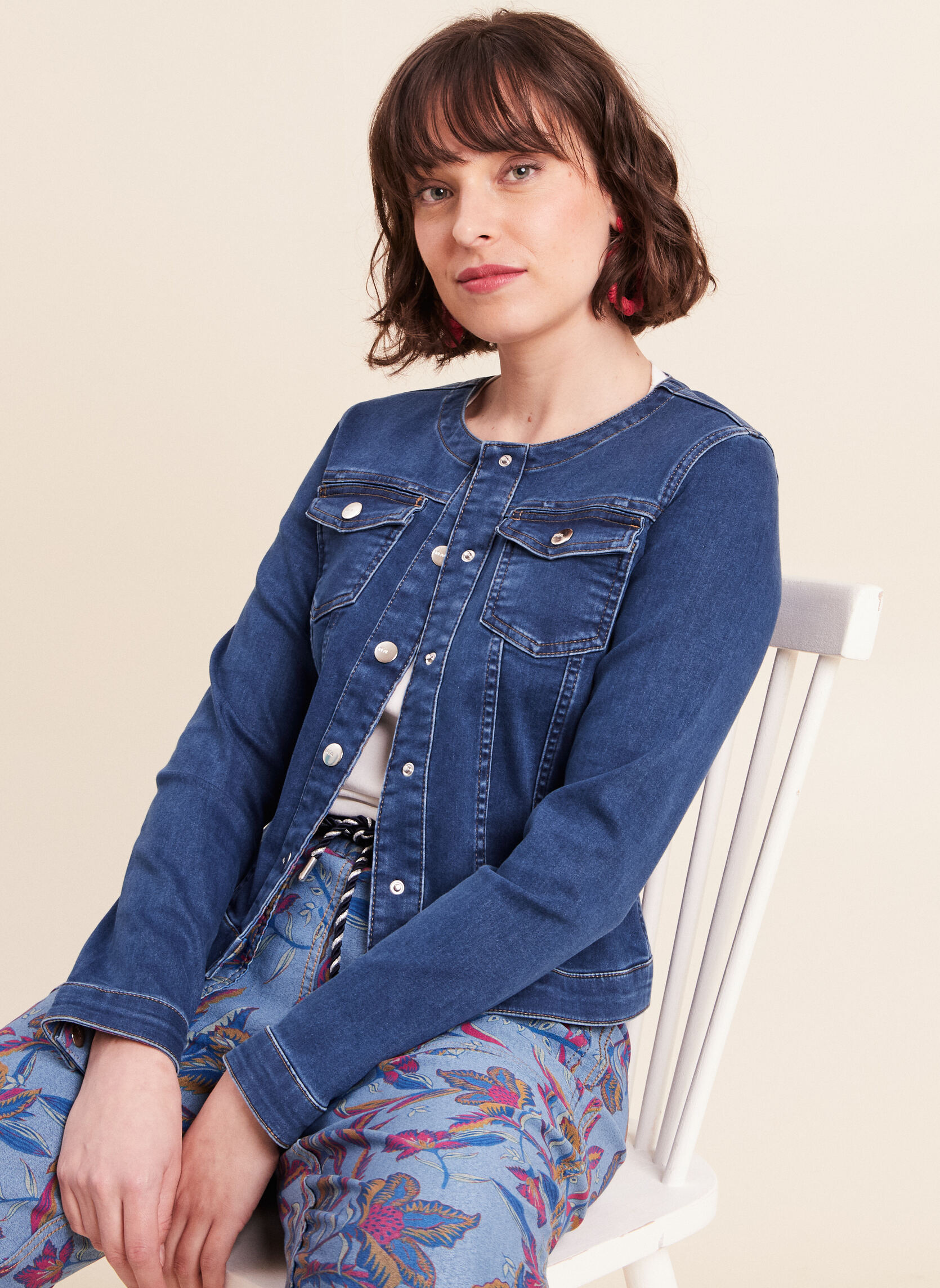 Vestes VEREVYJAIPUR femme bleu Bréal Vestes VEREVYJAIPUR femme bleu Bleu