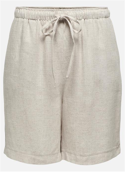 ONLY Shorts Short taille haute fluide - 15333032 femme beige