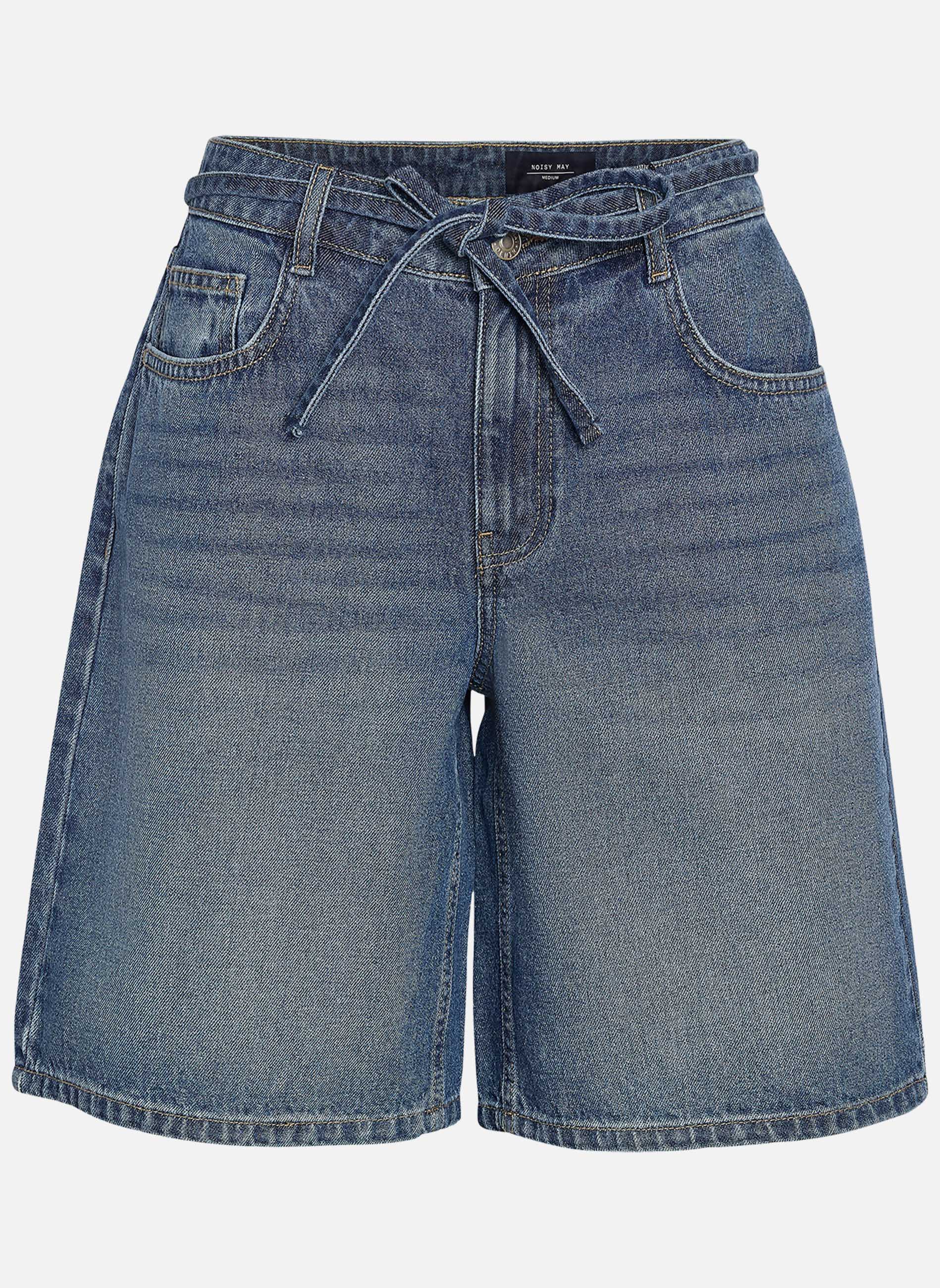 Shorts Short coton taille mi-longue droit - 27036893 femme bleu Noisy May Shorts Short coton taille mi-longue droit - 27036893 femme bleu Bleu