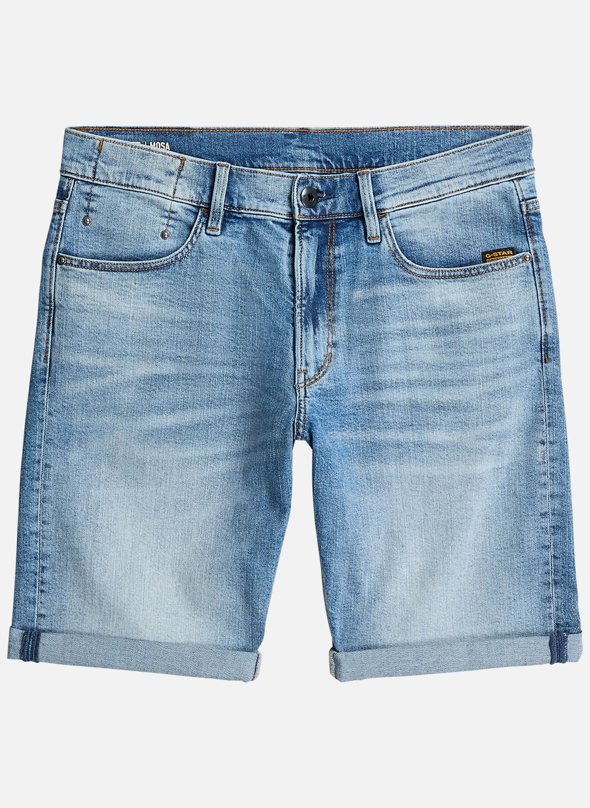 Shorts Short coton taille intermédiaire droit - D24430-E205 homme bleu G-Star RAW Shorts Short coton taille intermédiaire droit - D24430-E205 homme bleu Bleu