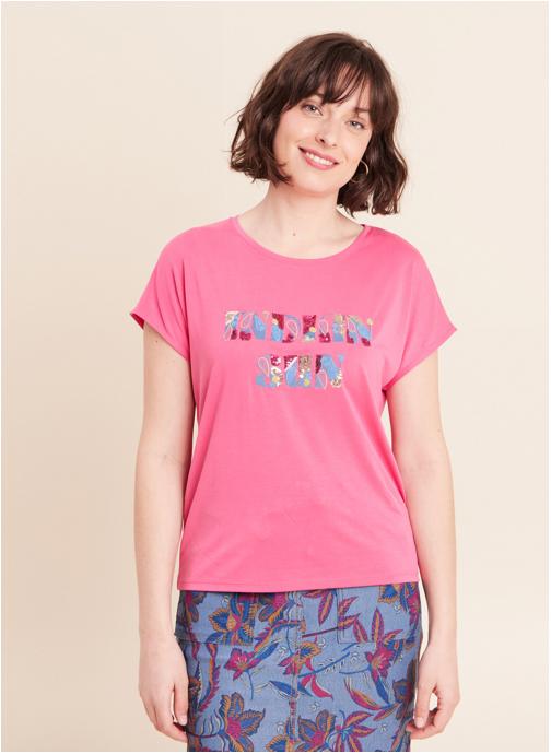 Bréal Tee-shirts TEGOODIAN femme rose