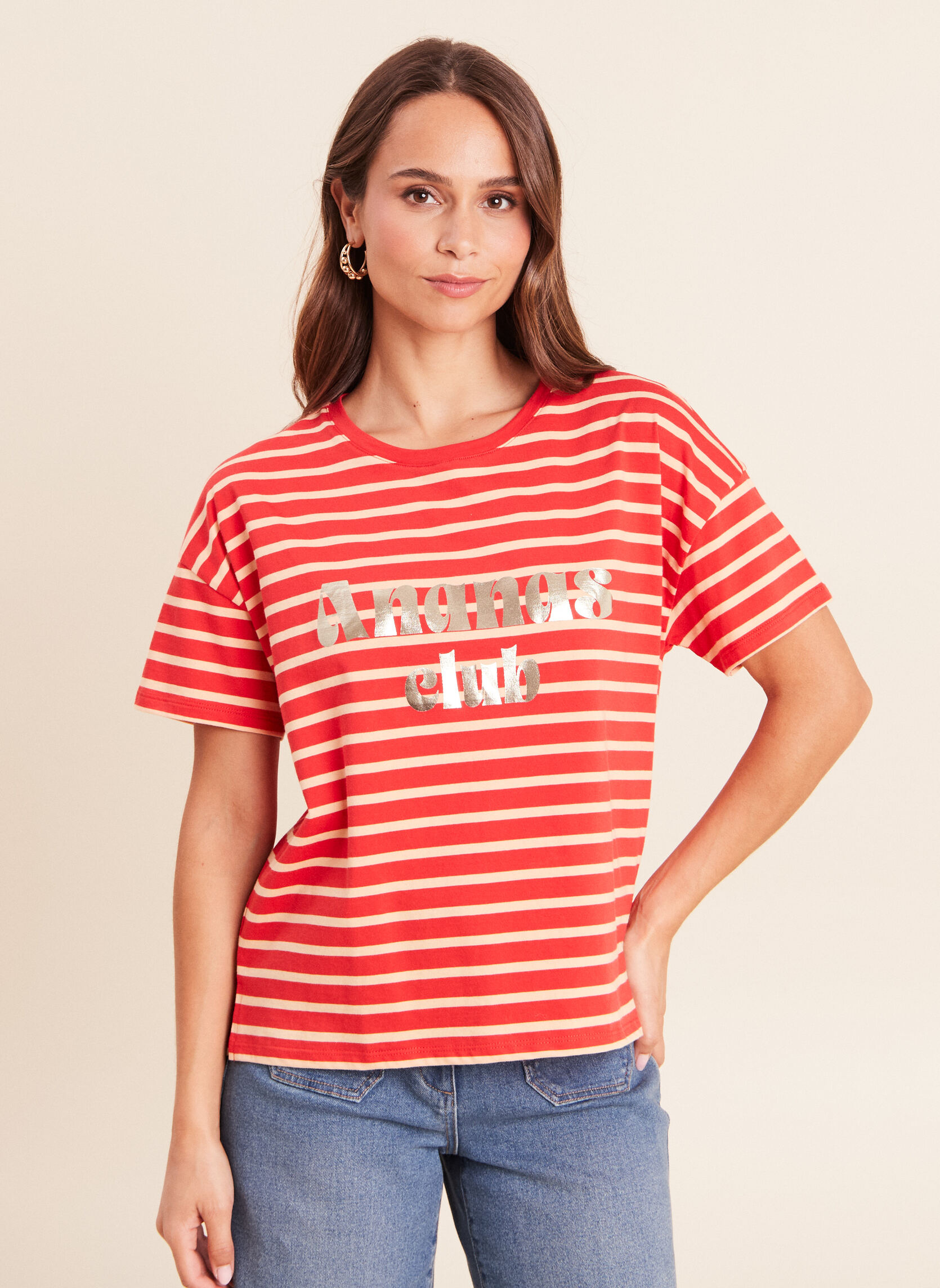 Tee-shirts TIRAYNANAS femme orange Bréal Tee-shirts TIRAYNANAS femme orange Orange