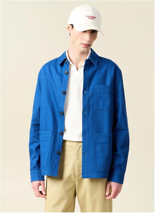 Bonobo Vestes Vestes casual - BASILSUR2H homme bleu