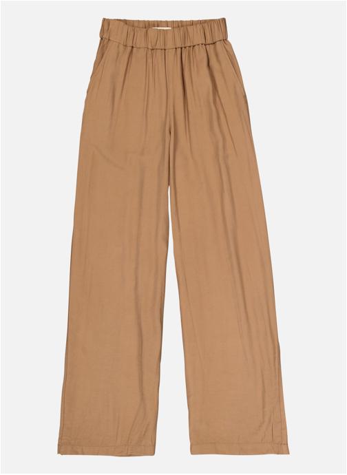 Garcia Pantalons droit Pantalon taille haute fluide - O260114 femme marron