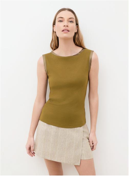 Caroll Débardeurs 261T-TLUCE femme vert