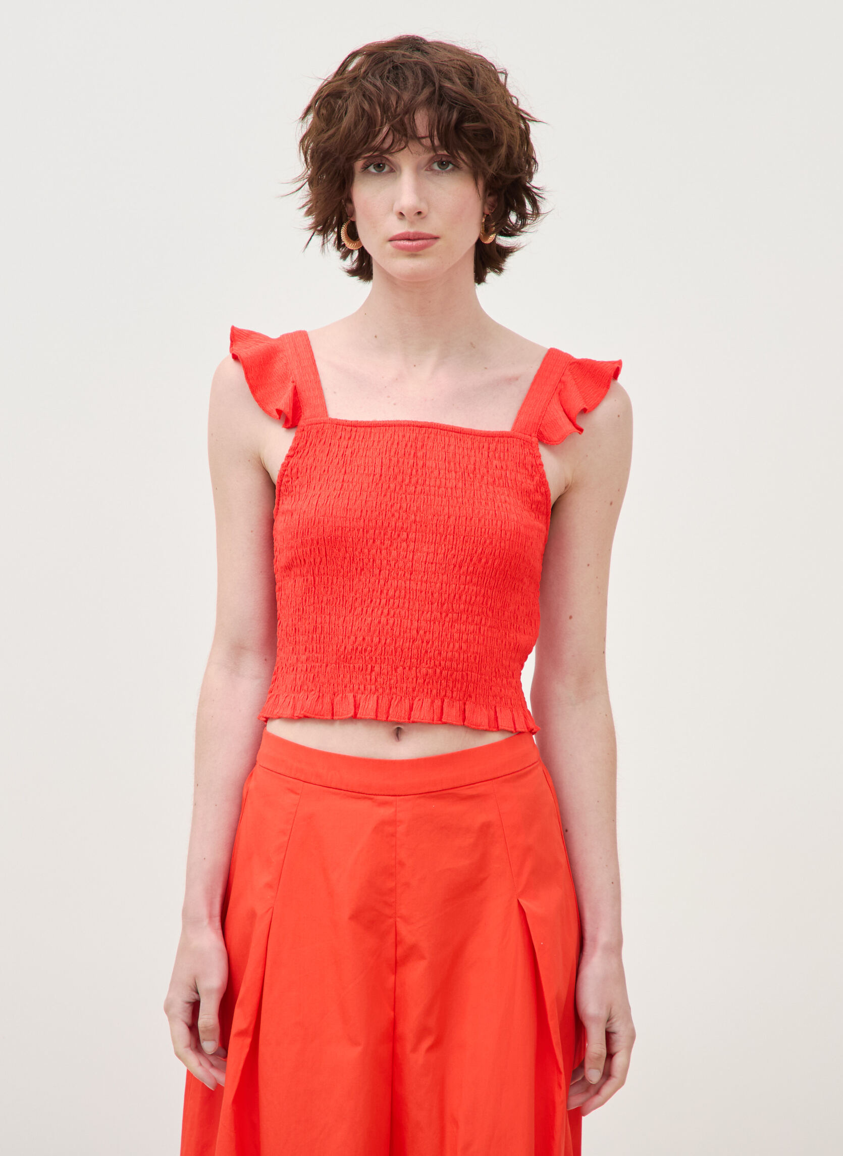 Débardeurs CASADEBF femme orange Bonobo Débardeurs CASADEBF femme orange Orange foncé