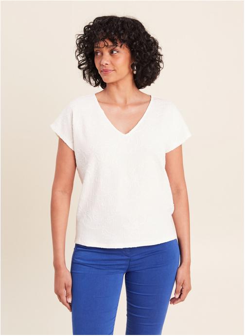 Bréal Tee-shirts TICRICORN femme blanc