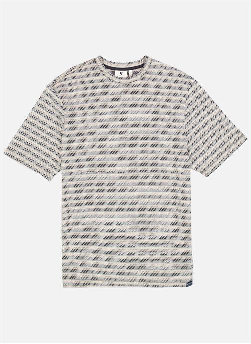 Garcia Tee-shirts T-shirt à motifs col rond droit - P261204 homme blanc