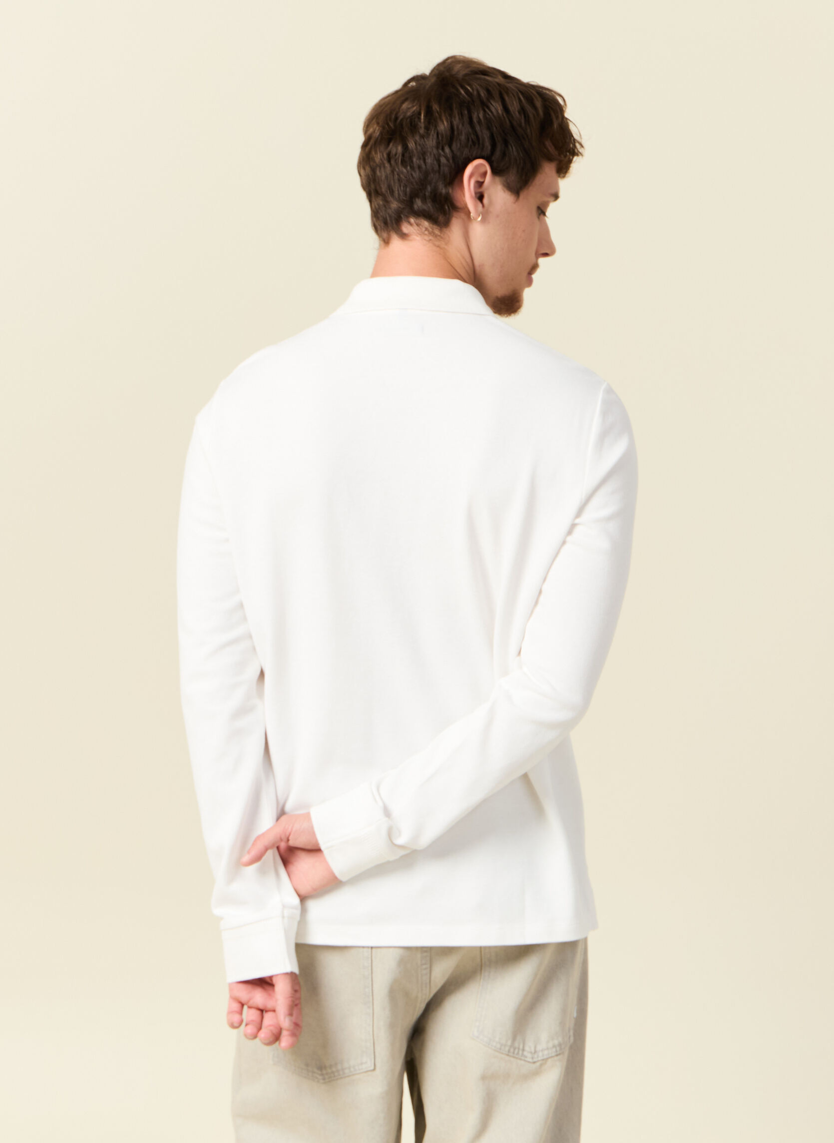Polos POLBALMORALH homme blanc Bonobo Polos POLBALMORALH homme blanc Blanc