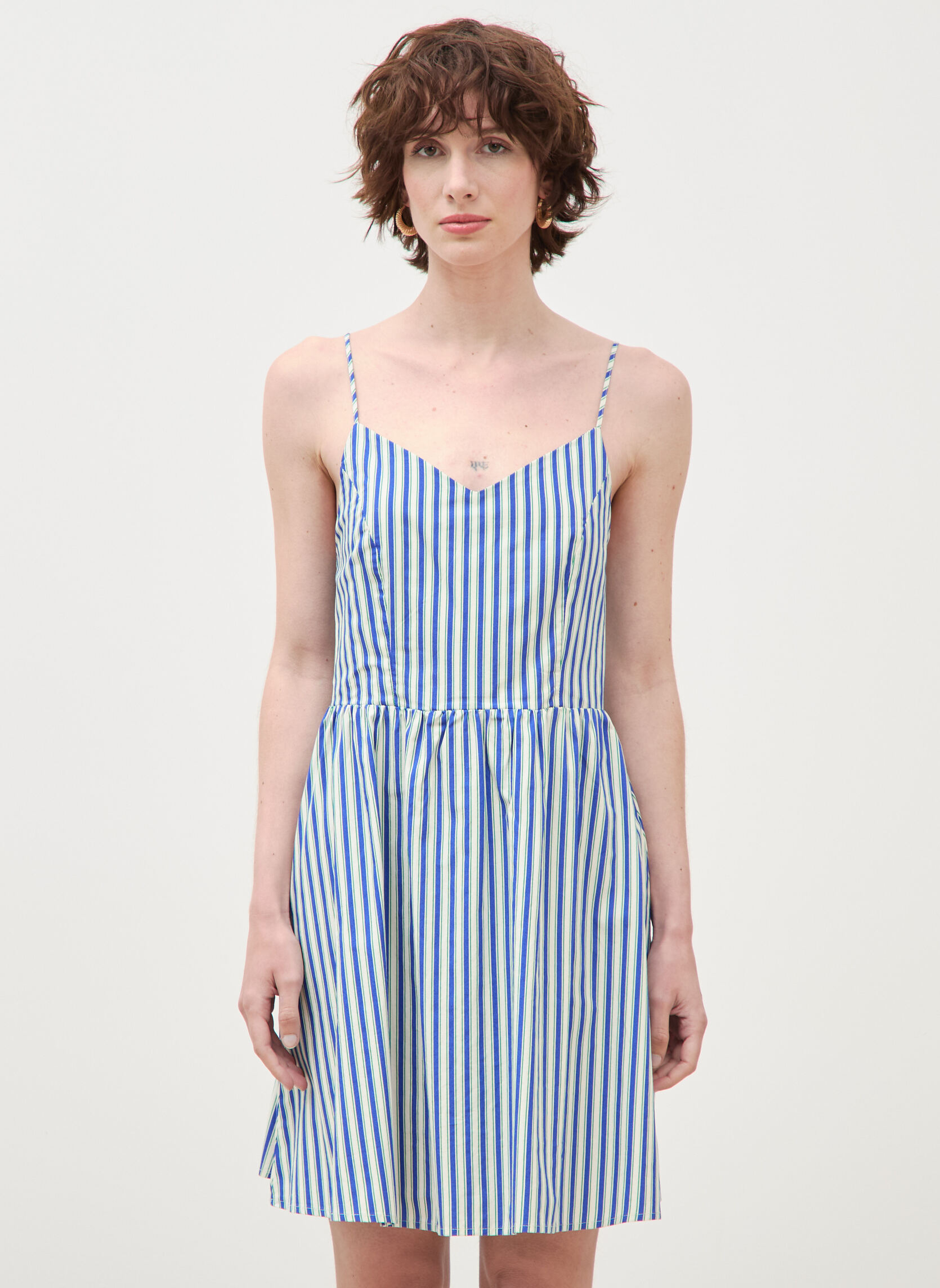 Robes Robes courtes - FINEROCF femme bleu Bonobo Robes Robes courtes - FINEROCF femme bleu Bleu