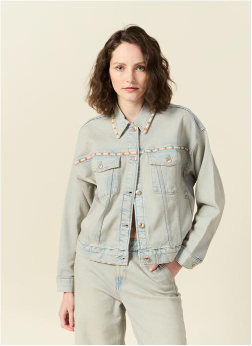 Bonobo Vestes RIDEDENIMF femme bleu