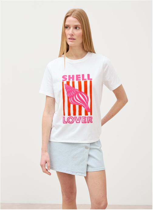 Bonobo Tee-shirts ETECOUF femme blanc