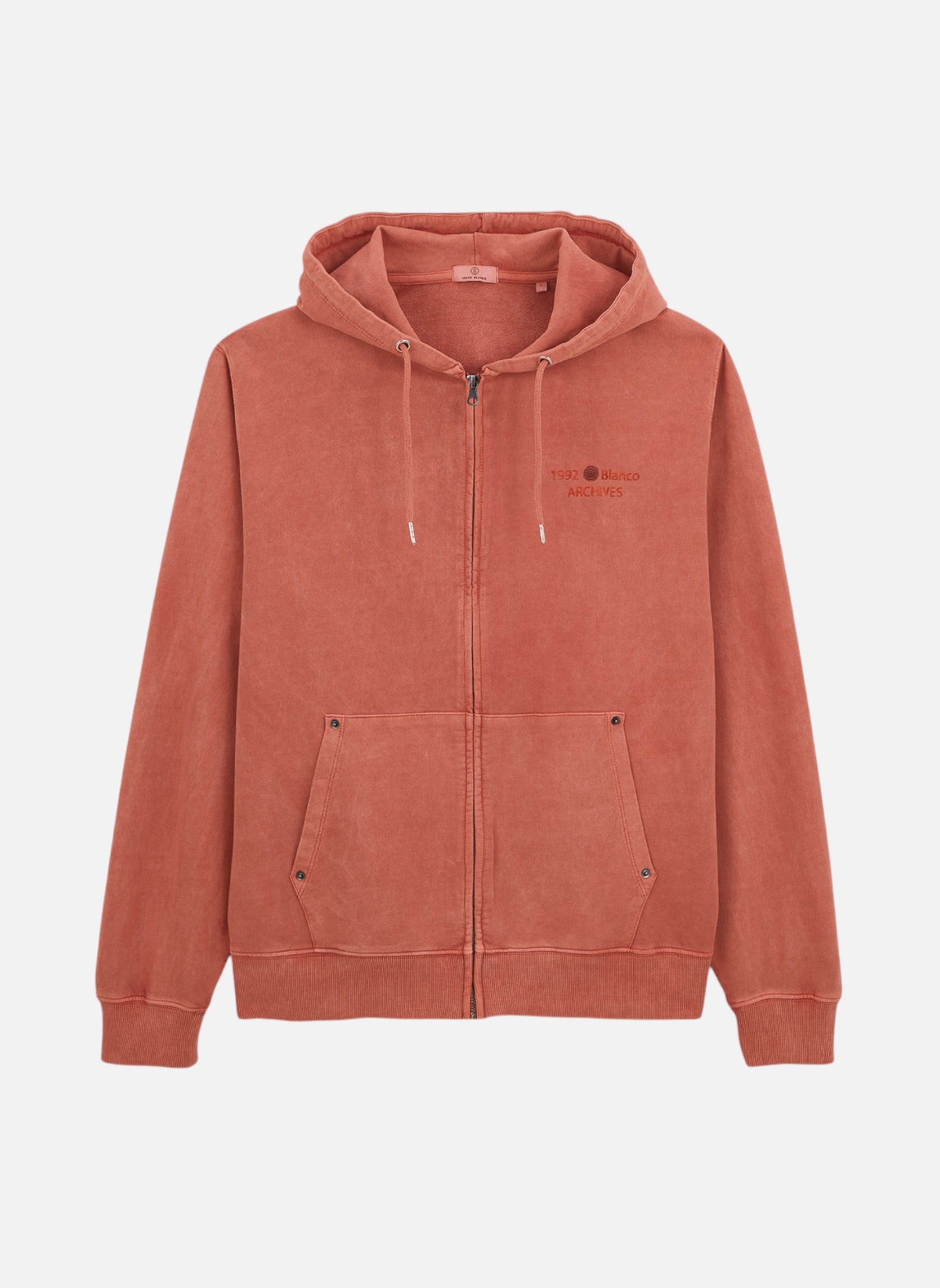 Sweats à capuche Sweat à capuche homme rouge Serge Blanco Sweats à capuche Sweat à capuche homme rouge Rouge foncé