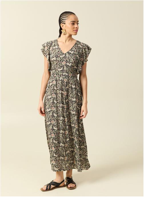 Bonobo Robes AFRIMAROLF femme noir