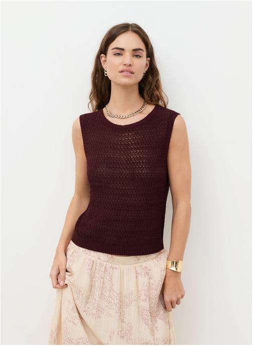 Caroll Tops 262K-MPAQUITO femme violet