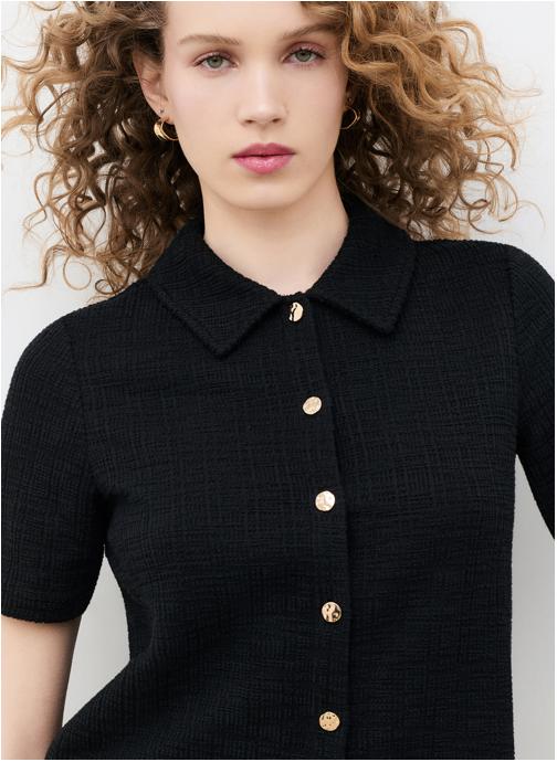 Caroll Tee-shirts 262T-TDANIA femme noir