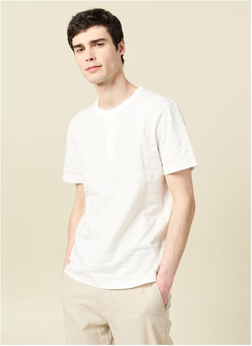 Bonobo Tee-shirts HENRAYTEXH homme blanc