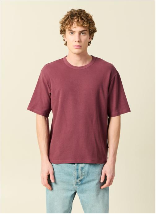 Bonobo Tee-shirts TEEWAFFLEH homme rose