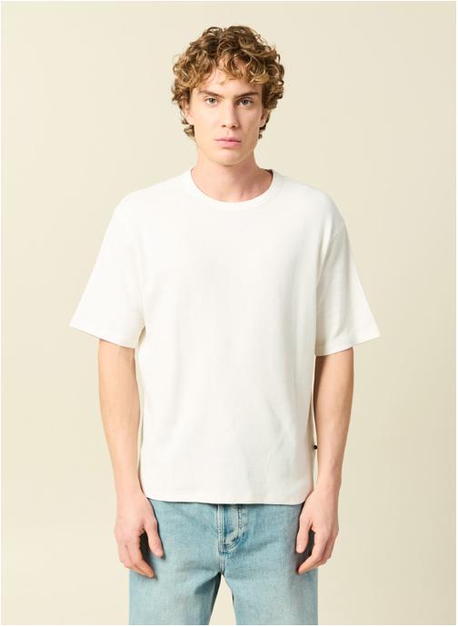 Bonobo Tee-shirts TEEWAFFLEH homme blanc