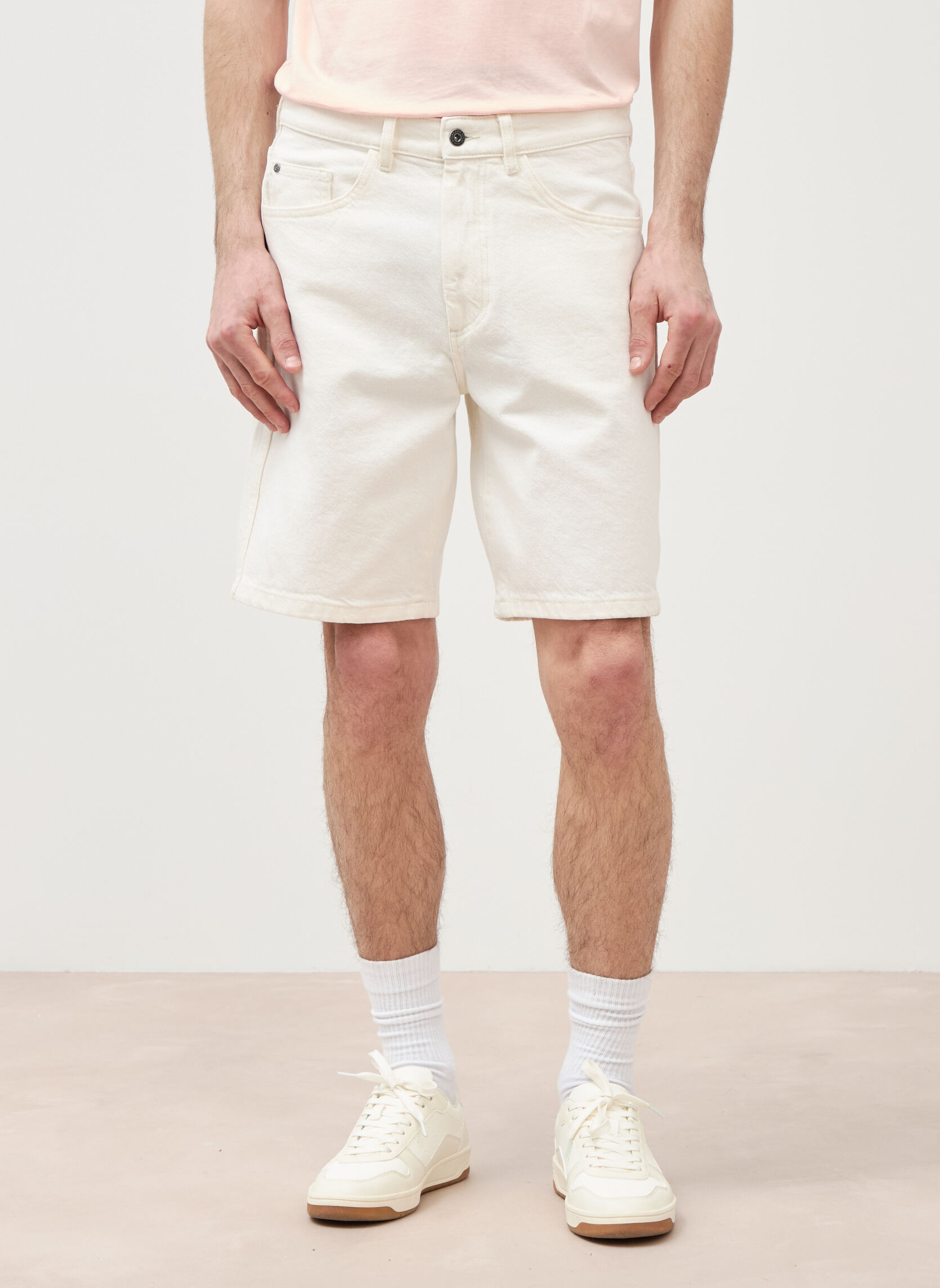 Bermudas BERDENIMLAXH homme blanc Bonobo Bermudas BERDENIMLAXH homme blanc Blanc