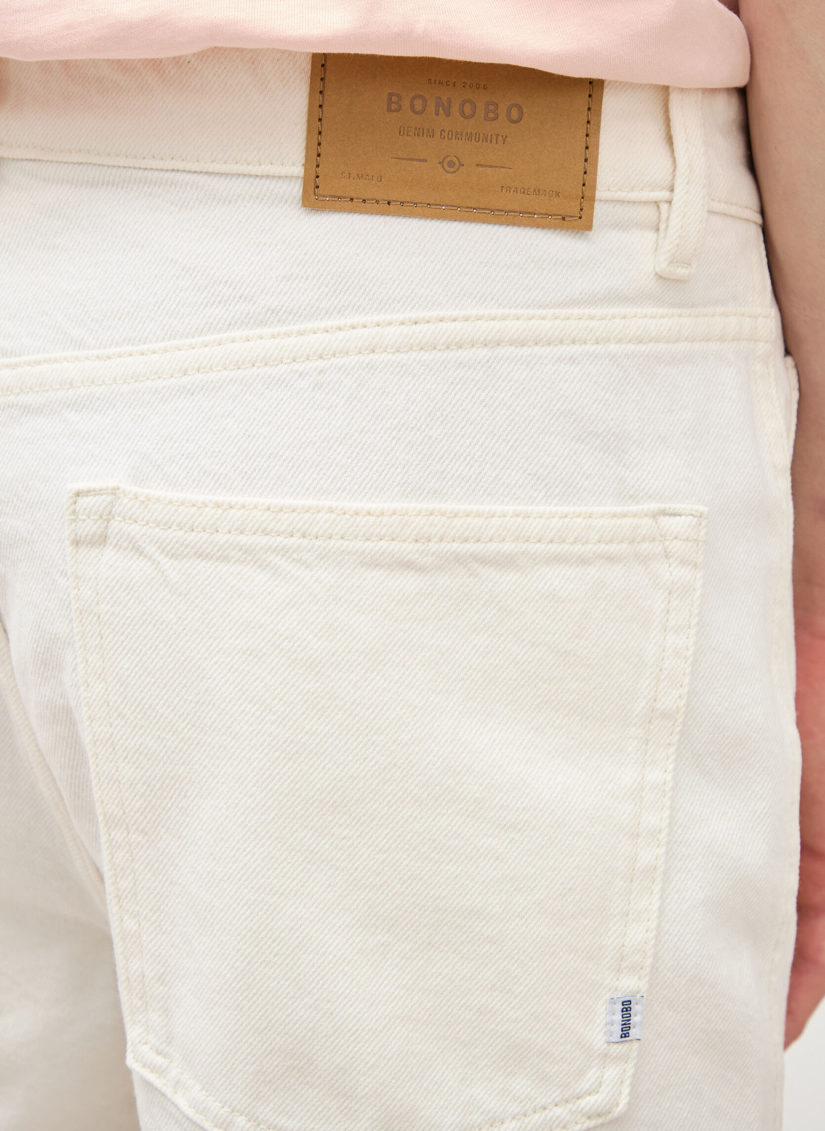 Bermudas BERDENIMLAXH homme blanc Bonobo Bermudas BERDENIMLAXH homme blanc Blanc