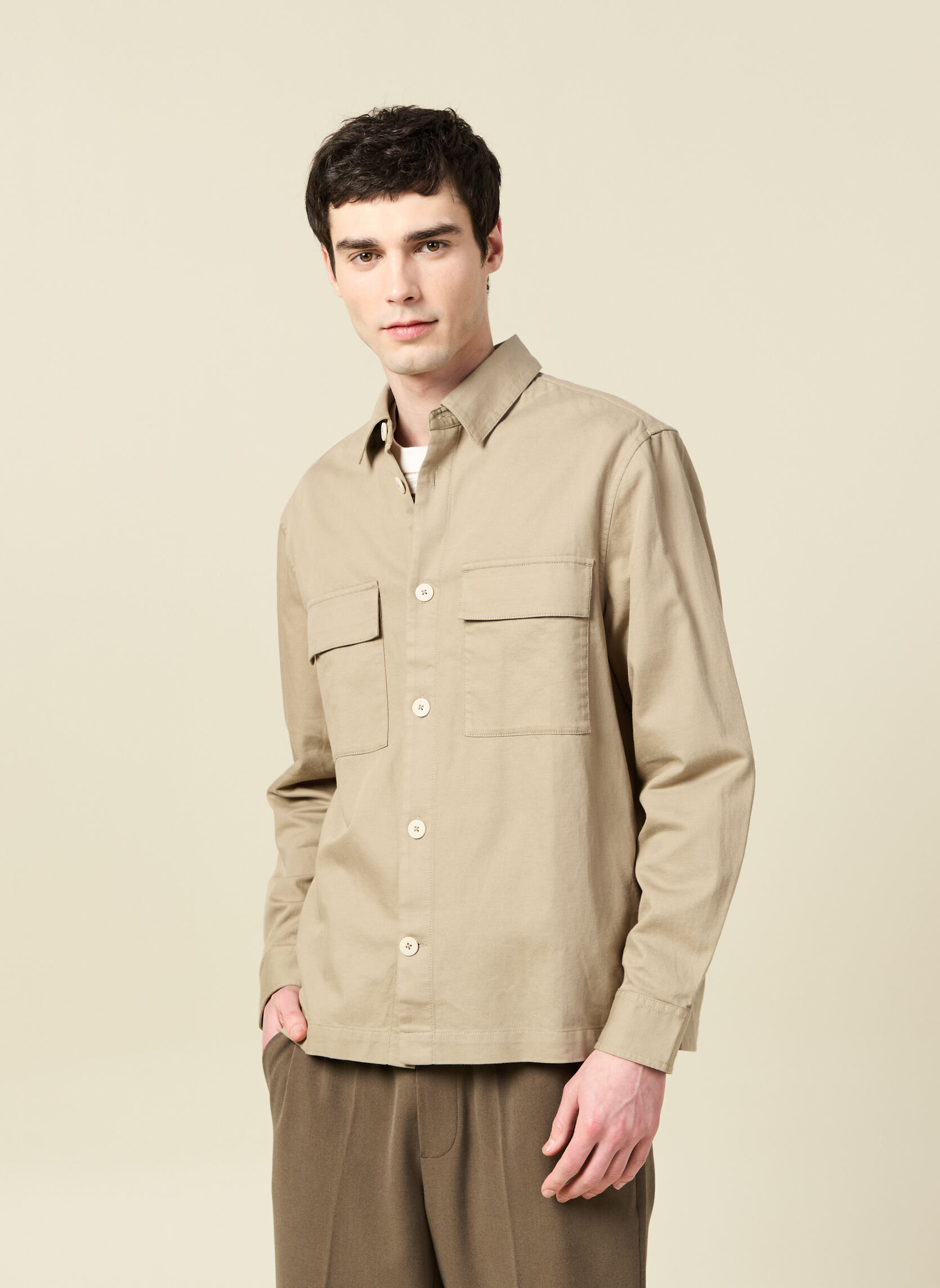 Chemises HAVANASURCH homme beige Bonobo Chemises HAVANASURCH homme beige Beige