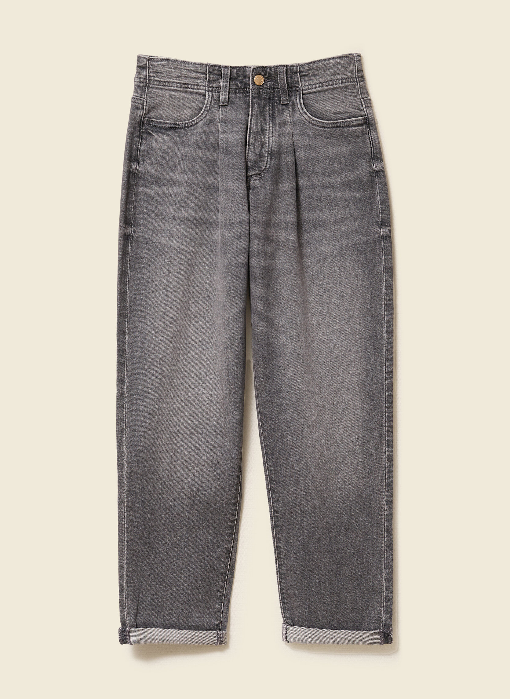 Jeans droit MINSK-RECY femme gris Bonobo Jeans droit MINSK-RECY femme gris Gris