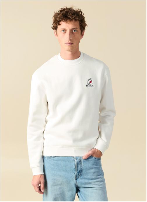 Bonobo Sweats à capuche SWETBEGUINH homme blanc