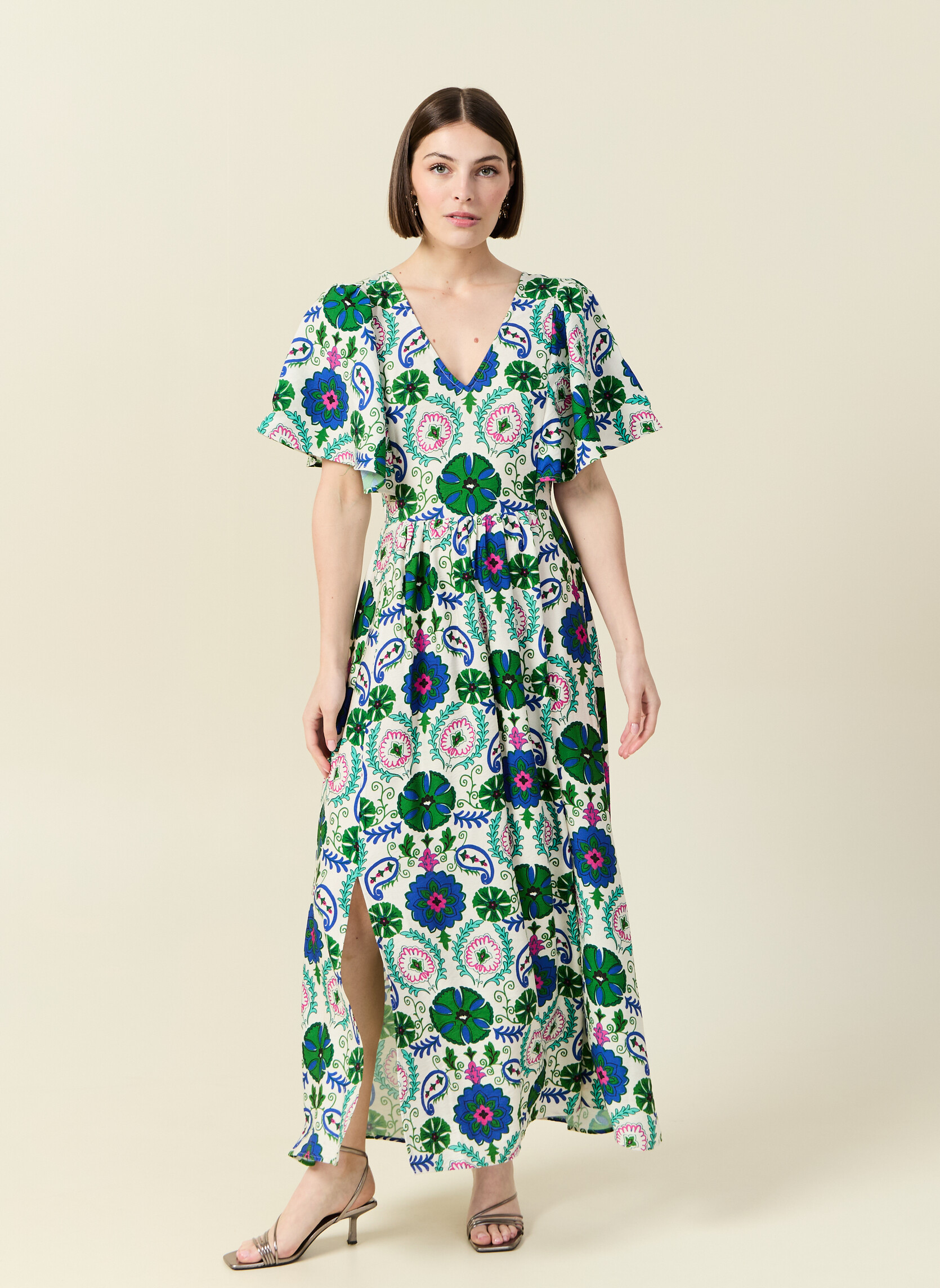 Robes BELVAROLF femme vert Bonobo Robes BELVAROLF femme vert Vert emeraude