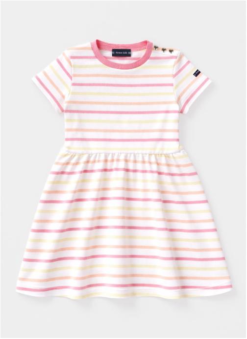 Armor Lux Robes Robe K0740 blc/dahlia/peachnect/popco fille multicolore