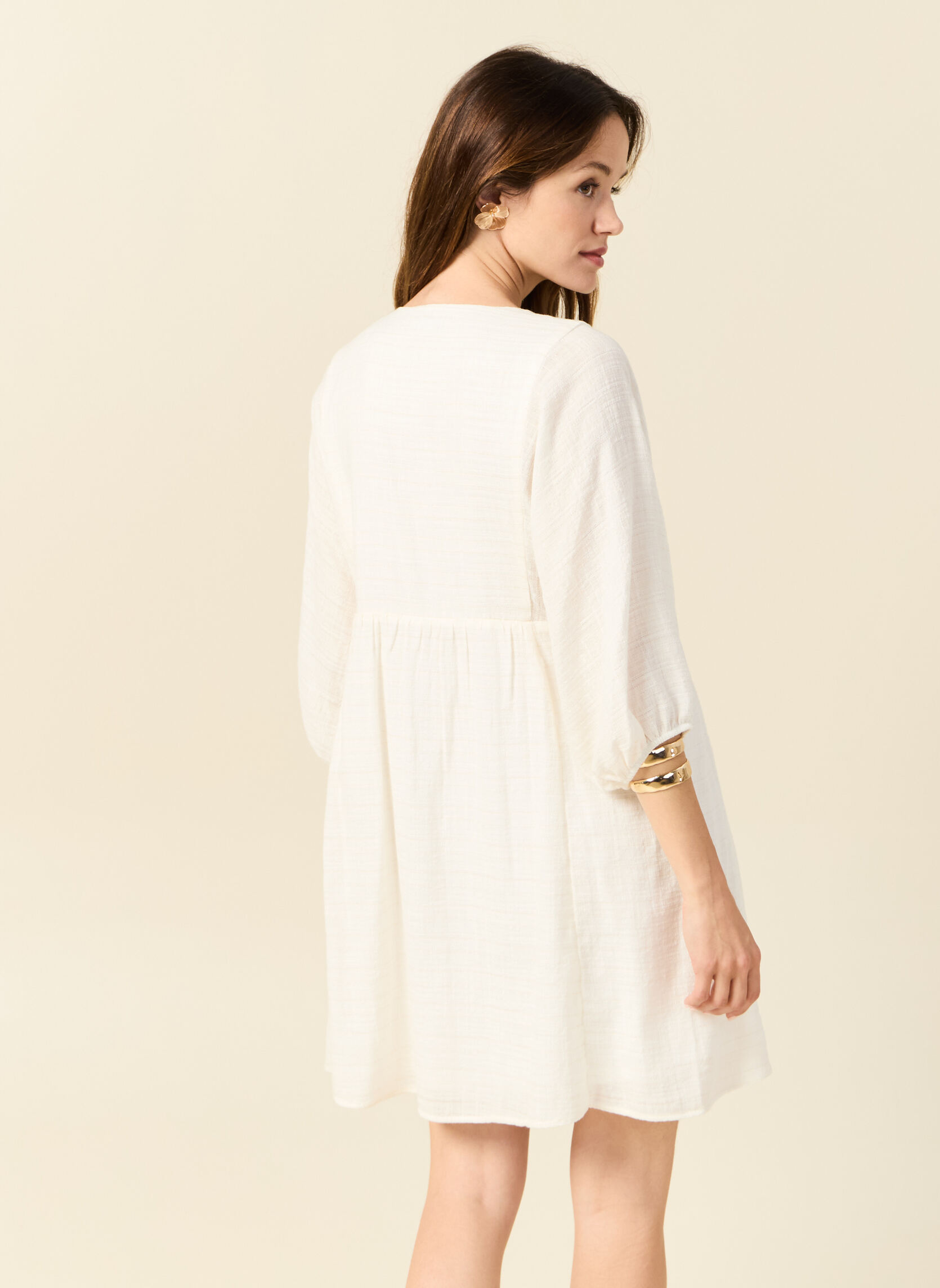 Robes BELLAROCF femme blanc Bonobo Robes BELLAROCF femme blanc Blanc