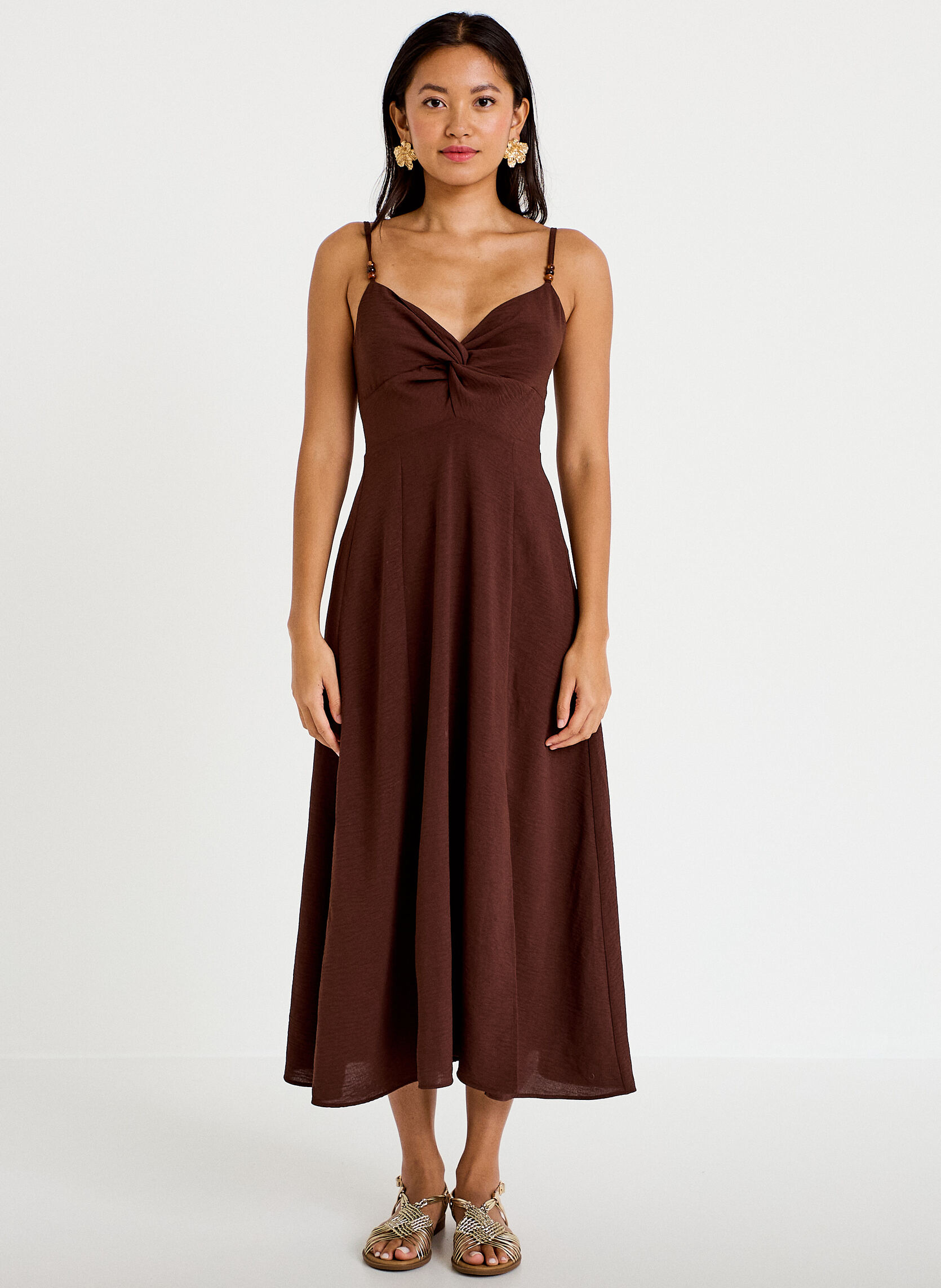 Robes ROLONFLOPERL femme marron Cache Cache Robes ROLONFLOPERL femme marron Marron