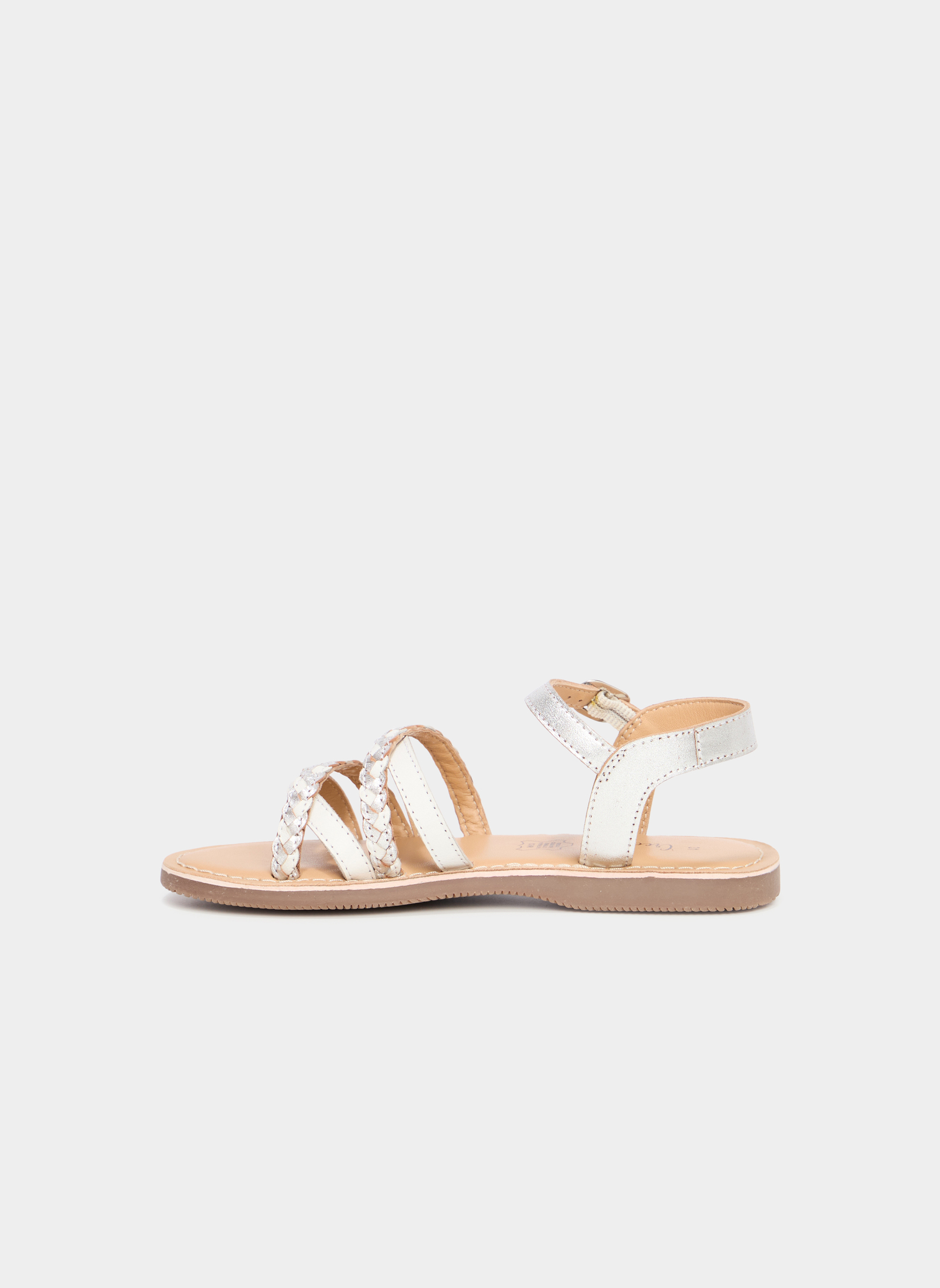 Sandales PCEREMO_S_PF_SAND_251 fille blanc CREEKS Sandales PCEREMO_S_PF_SAND_251 fille blanc Blanc