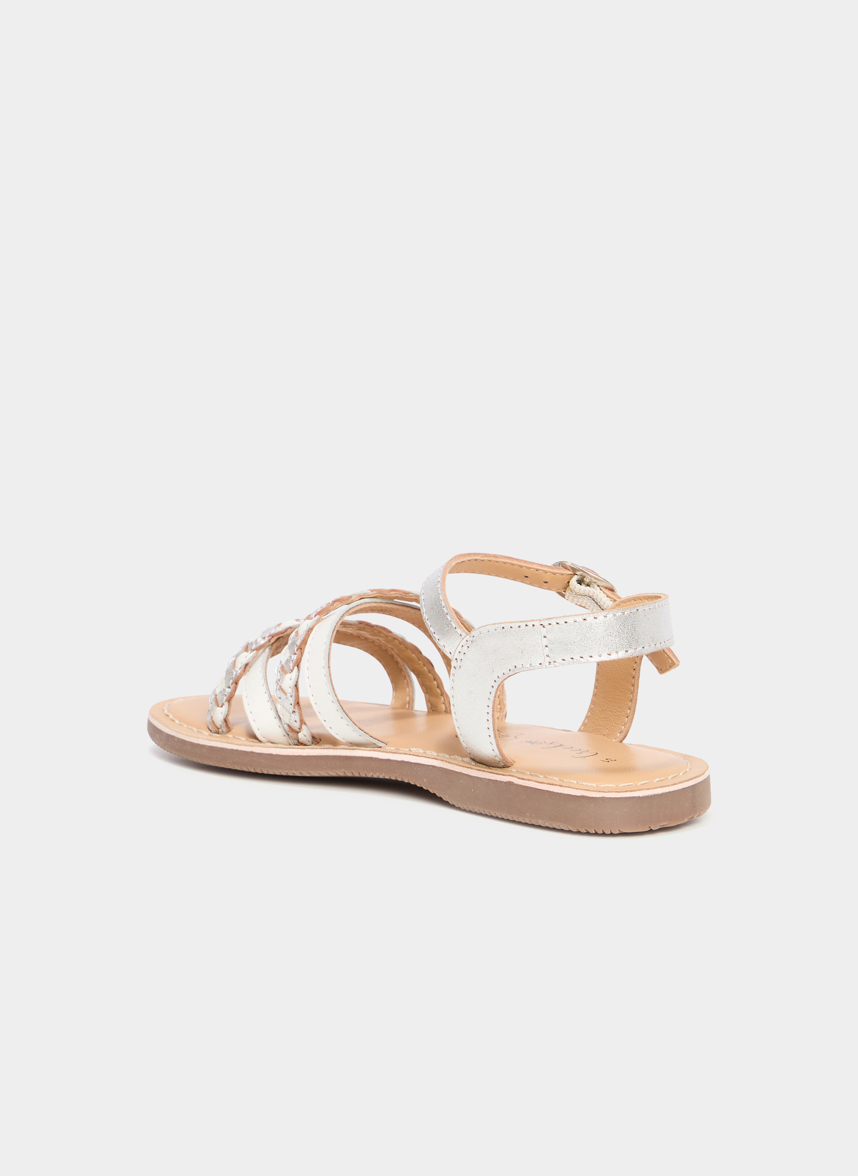 Sandales PCEREMO_S_PF_SAND_251 fille blanc CREEKS Sandales PCEREMO_S_PF_SAND_251 fille blanc Blanc