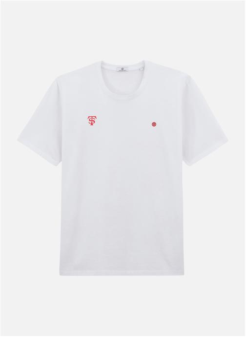 Serge Blanco Tee-shirts Stade Toulousain homme blanc