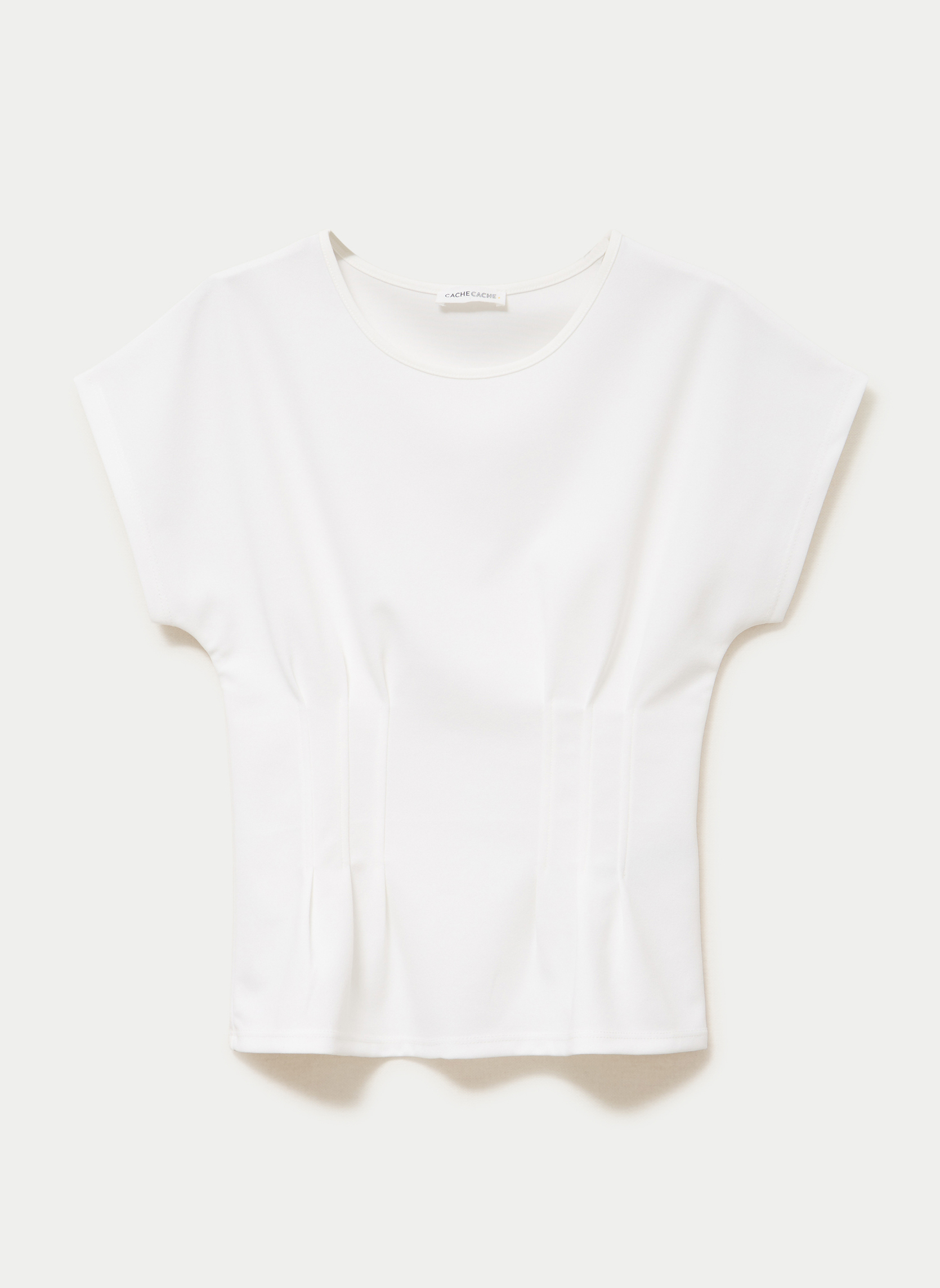 Tee-shirts KCREZPINCE femme blanc Cache Cache Tee-shirts KCREZPINCE femme blanc Blanc