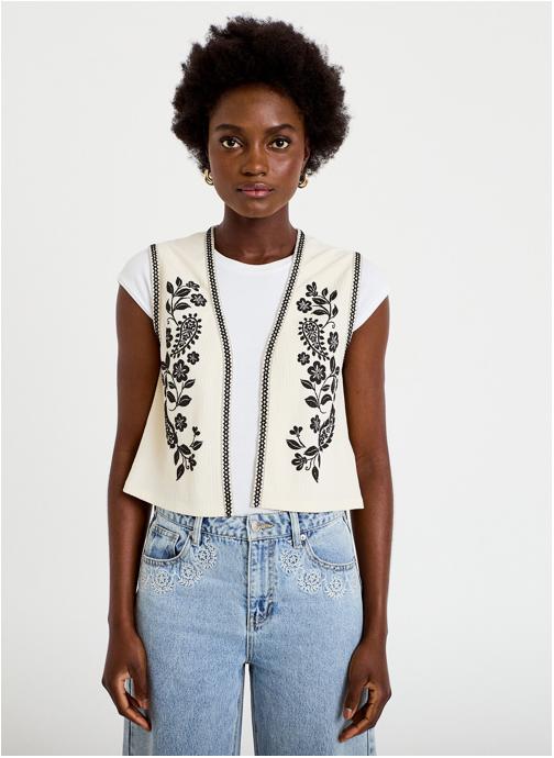 Cache Cache Gilets DGILRACHEL femme blanc