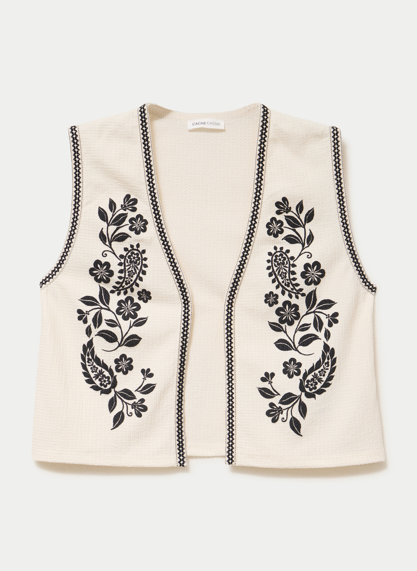 Gilets DGILRACHEL femme blanc Cache Cache Gilets DGILRACHEL femme blanc Blanc