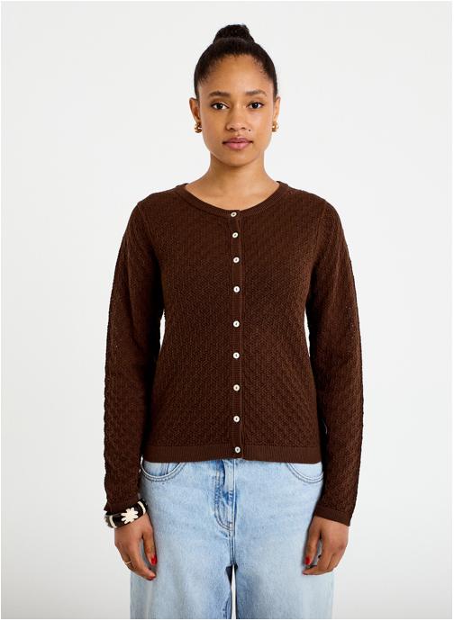Cache Cache Gilets CARDIAJOURE femme marron