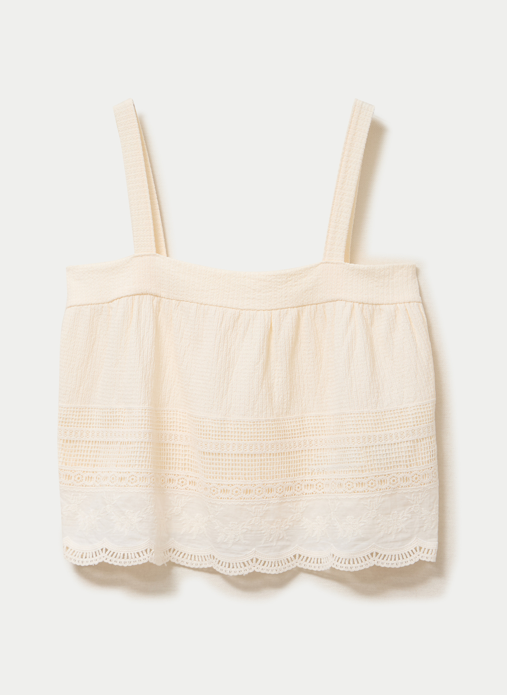 Débardeurs DBLOUCRAFT femme blanc Cache Cache Débardeurs DBLOUCRAFT femme blanc Blanc