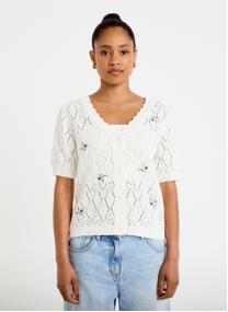 Gilets FRESHGILBRO femme blanc