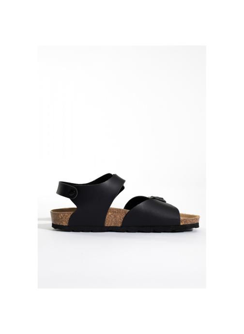 Bayton Sandales Argent fille noir