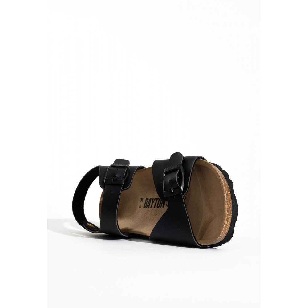 Sandales Argent fille noir Bayton Sandales Argent fille noir Noir