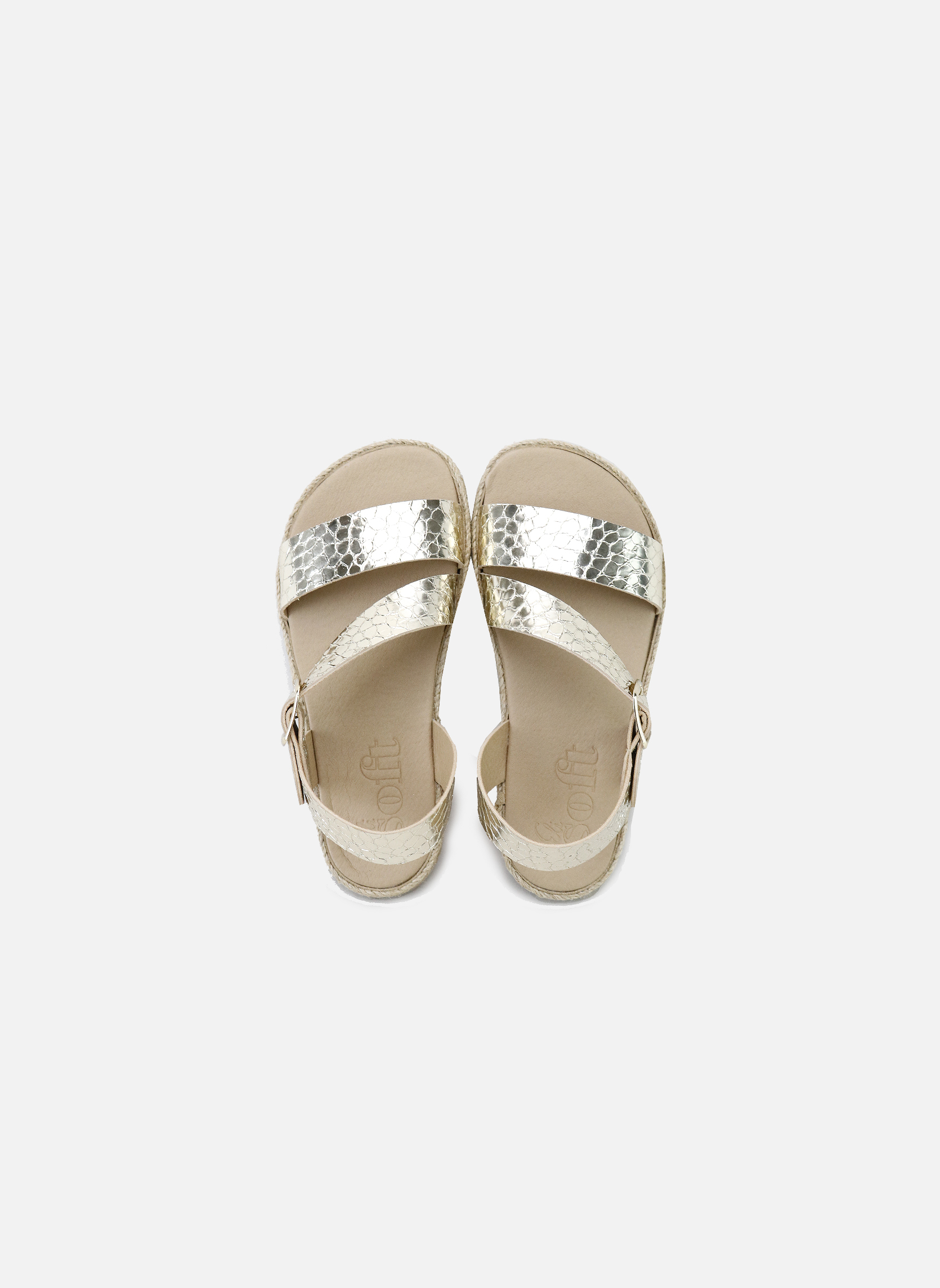Sandales Sandales AN57119A-ELEFANTE-PLATINO Oro femme or et bronze Eli 1957 Sandales Sandales AN57119A-ELEFANTE-PLATINO Oro femme or et bronze Or