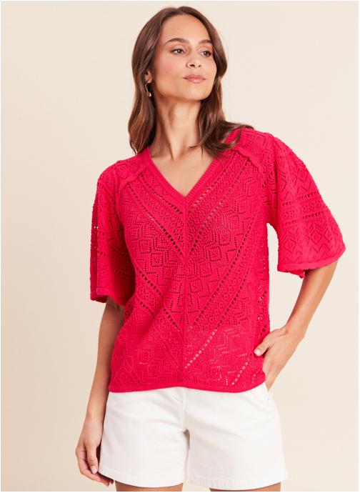 Bréal Pulls MIJAIPUR femme rose