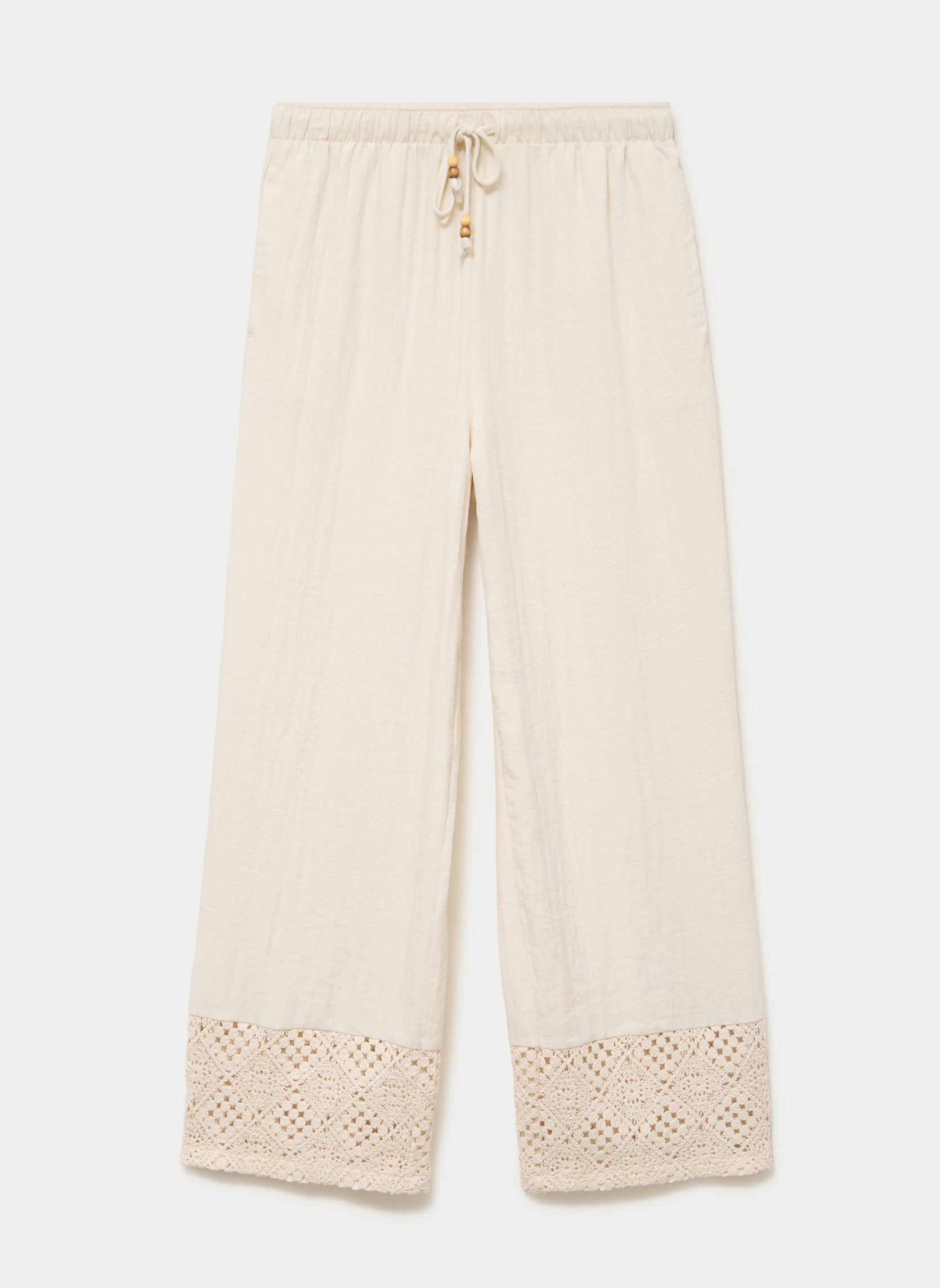 Pantalons droit PANLINMACRA femme blanc Cache Cache Pantalons droit PANLINMACRA femme blanc Blanc