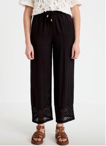 Pantalons droit PANLINMACRA femme blanc