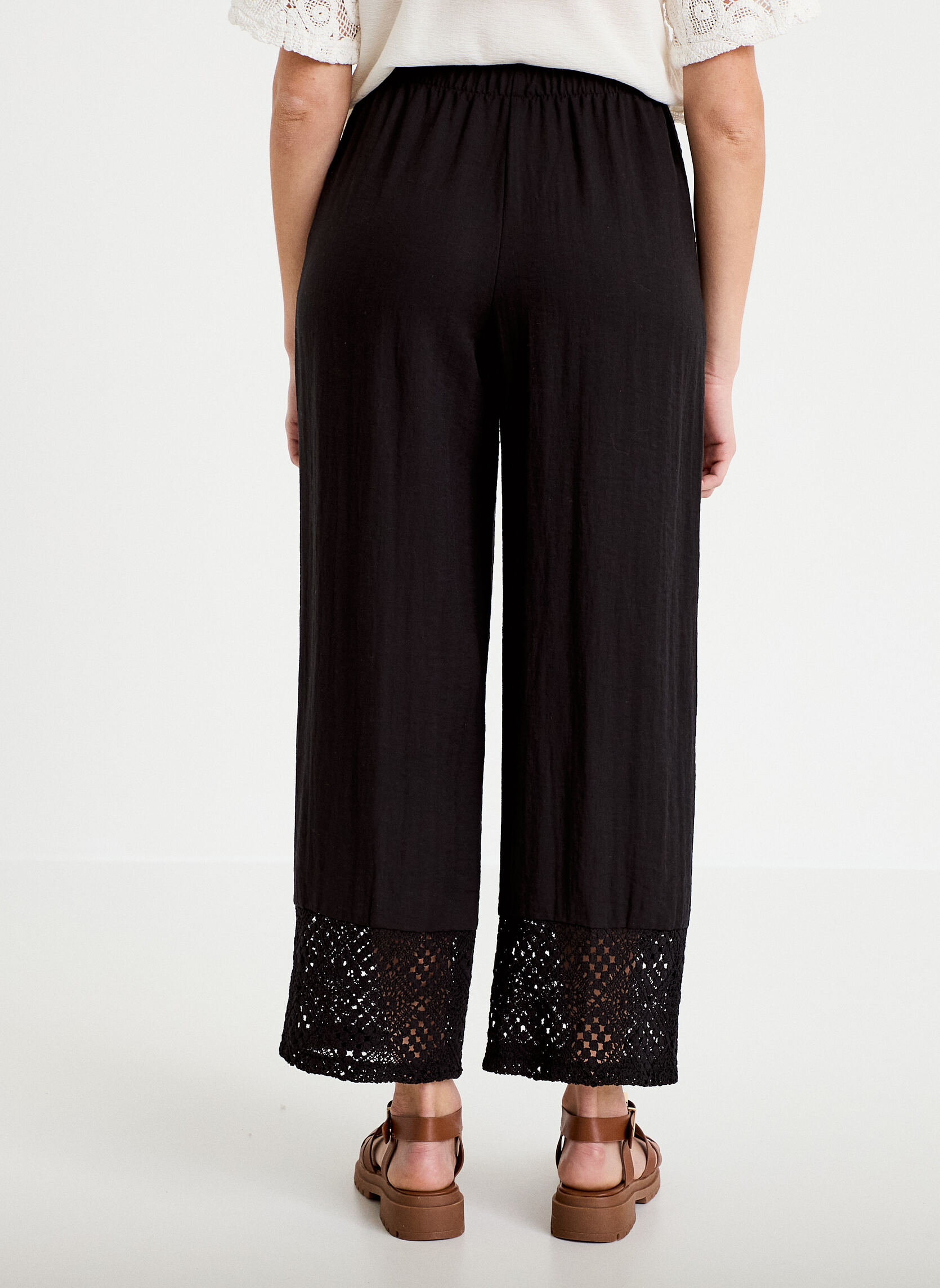Pantalons droit PANLINMACRA femme noir Cache Cache Pantalons droit PANLINMACRA femme noir Noir