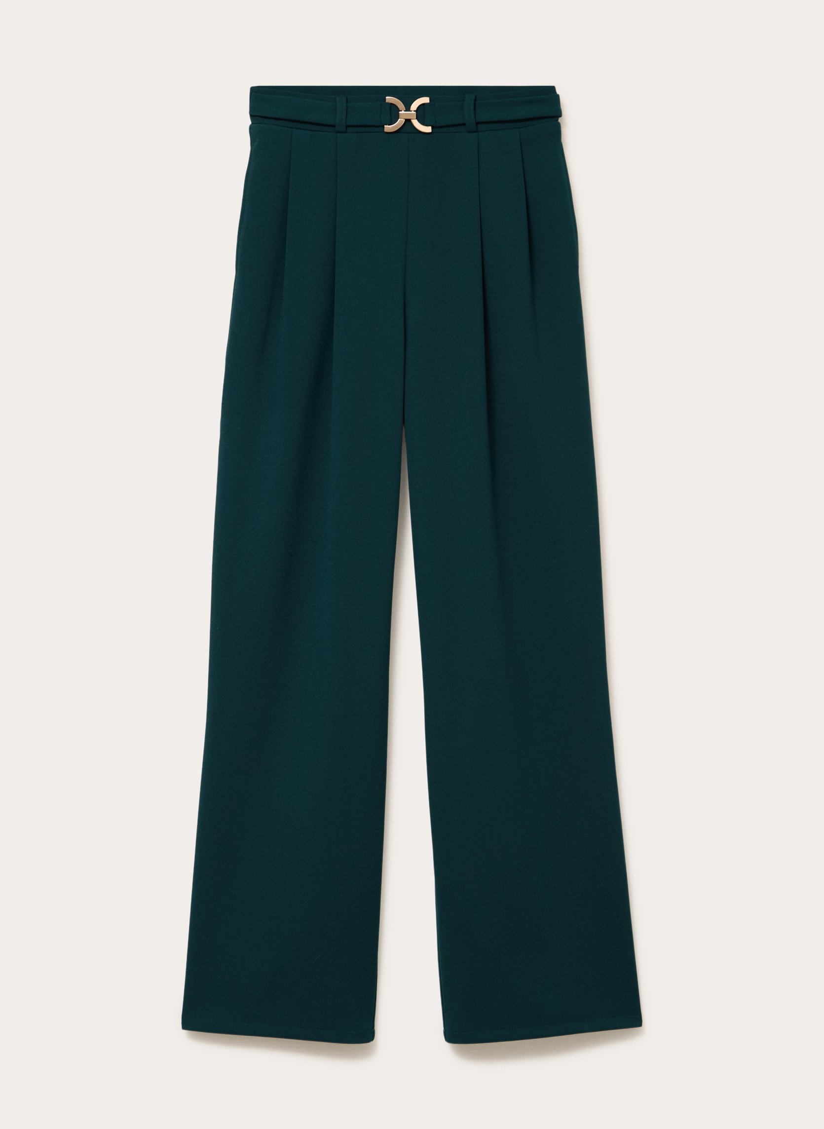 Pantalons droit CITYBIJ femme vert Cache Cache Pantalons droit CITYBIJ femme vert Vert foncé