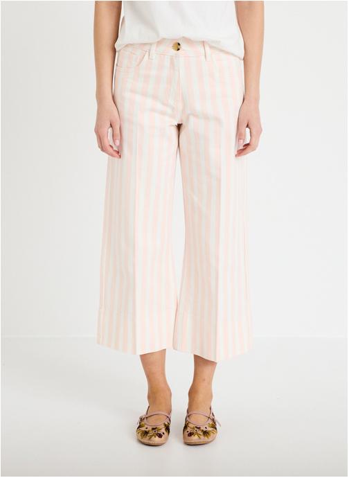 Cache Cache Jeans droit DELHO-CROCO femme blanc